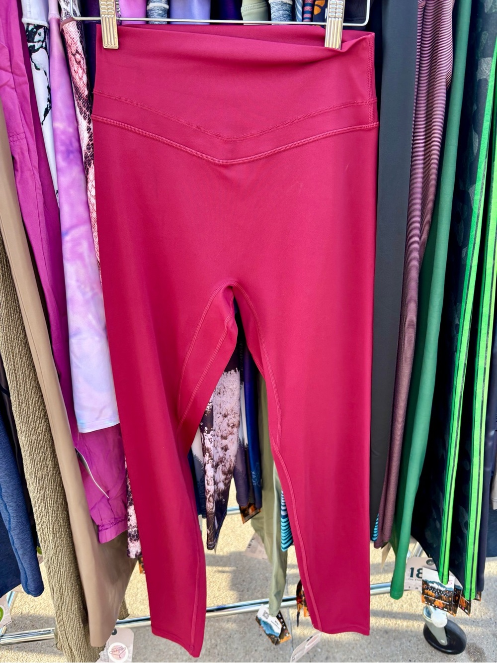Vitality Red Active Leggings